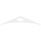 Ekena Millwork Pitch Turner Architectural Grade PVC Gable Pediment, 72"W x 15"H x 1"P (5/12) GPP072X015X100TUR - alternate 2